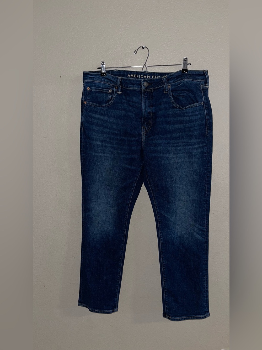 American Eagle Outfitters Men's Navy  38x30 Straight Jeans